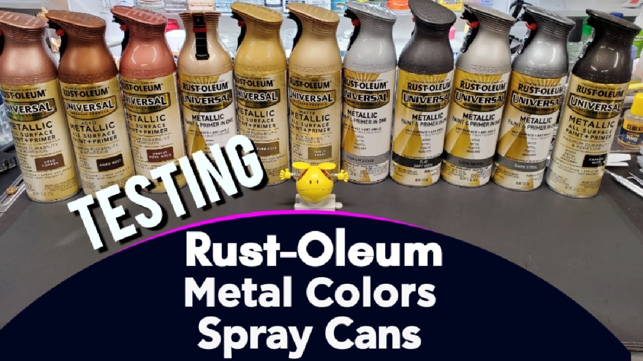 Тестирование новых баллончиков с краской для металла от Rust-Oleum — очень хорошая краска
