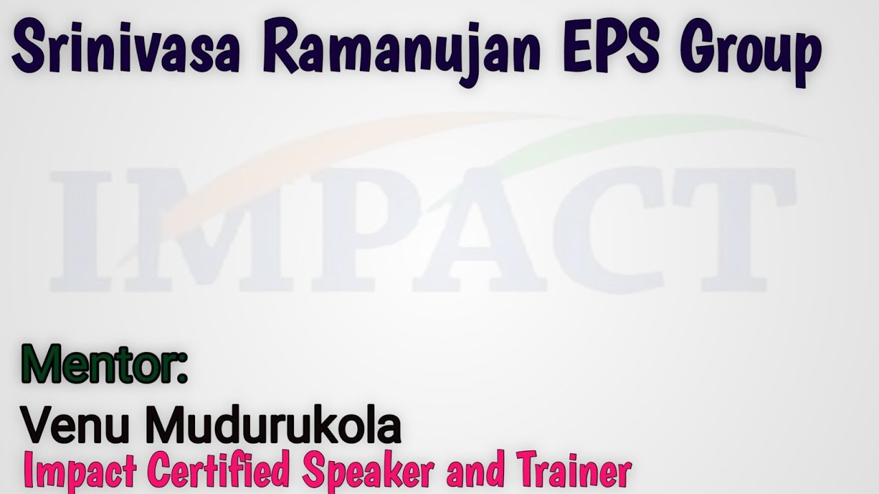 Impact EPS Program//Venu Mudurukola//
