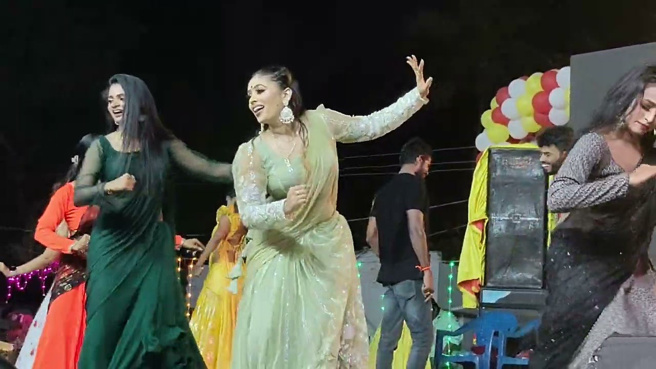 village group dance in Telugu 🥰🫰|super expressions|event dance performance Telugu #youtube