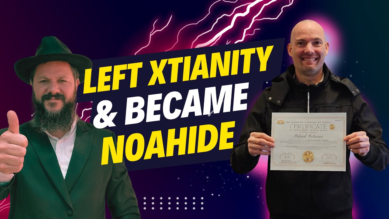 From christianity to Noahide: Patrick's Path with Rabbi Singer and Rabbi Perets!