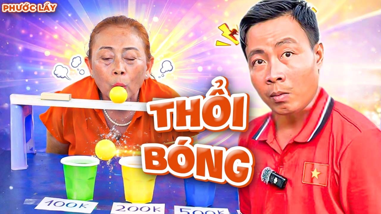 Trò Chơi Thổi Bóng Vào Ly Nước Nhận Thưởng Và Cái Kết Hết Lúa | Phước Lầy