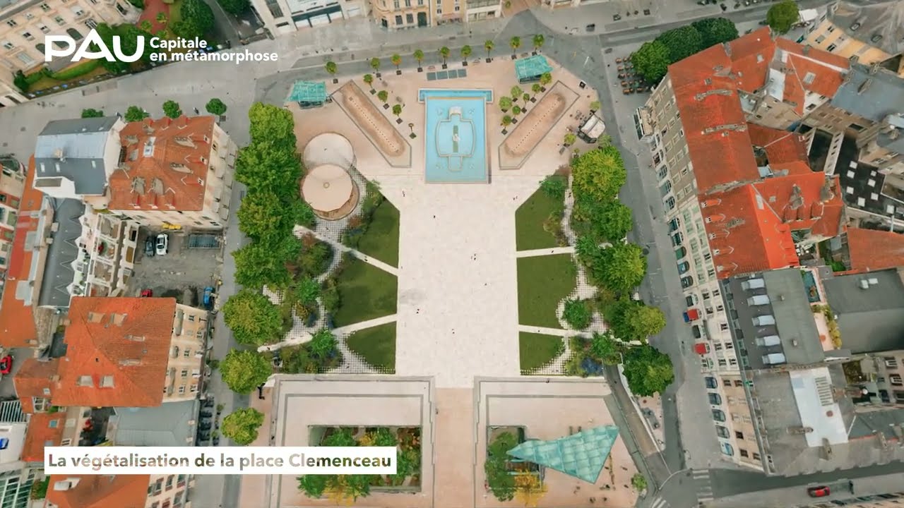 Le projet de végétalisation de la place Clemenceau
