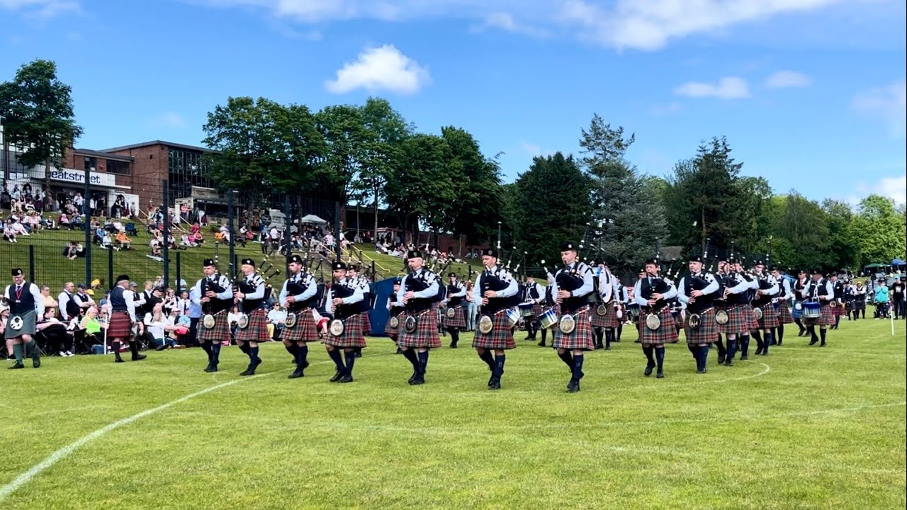 Ravara Pipe Band - 2024 Mid Ulster Champions - Medley