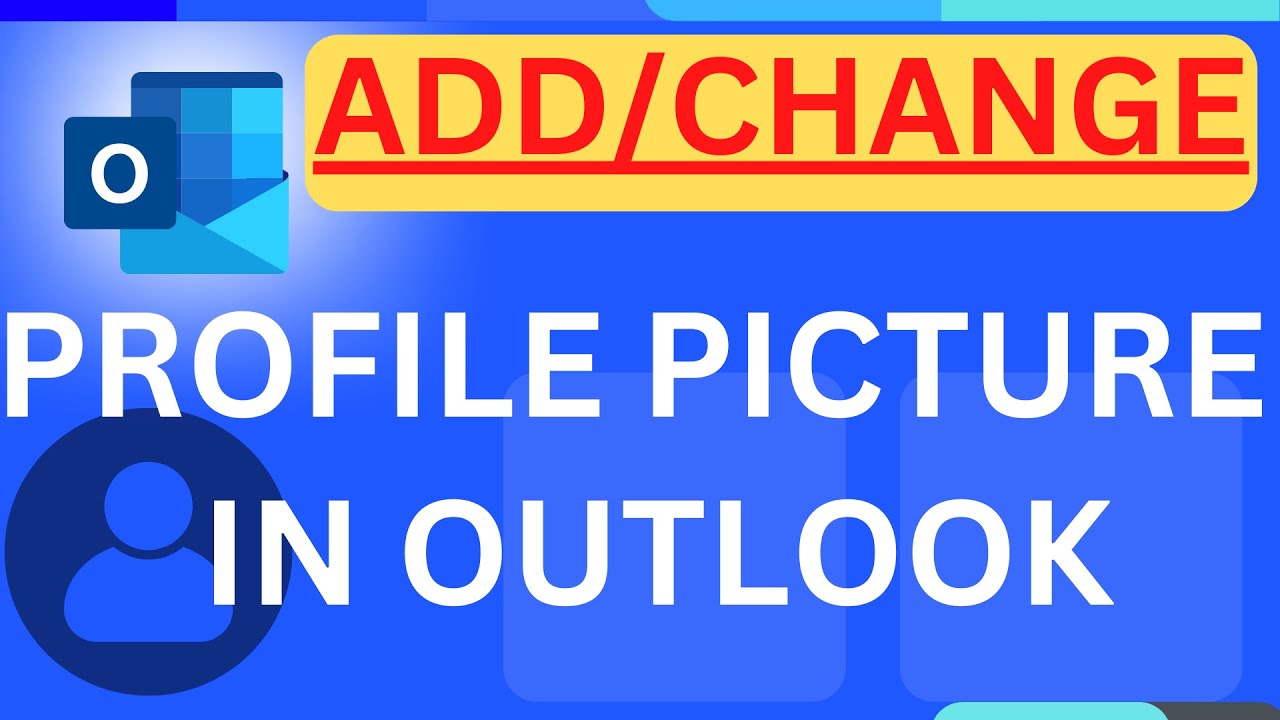Как изменить/добавить фотографию профиля в Outlook?