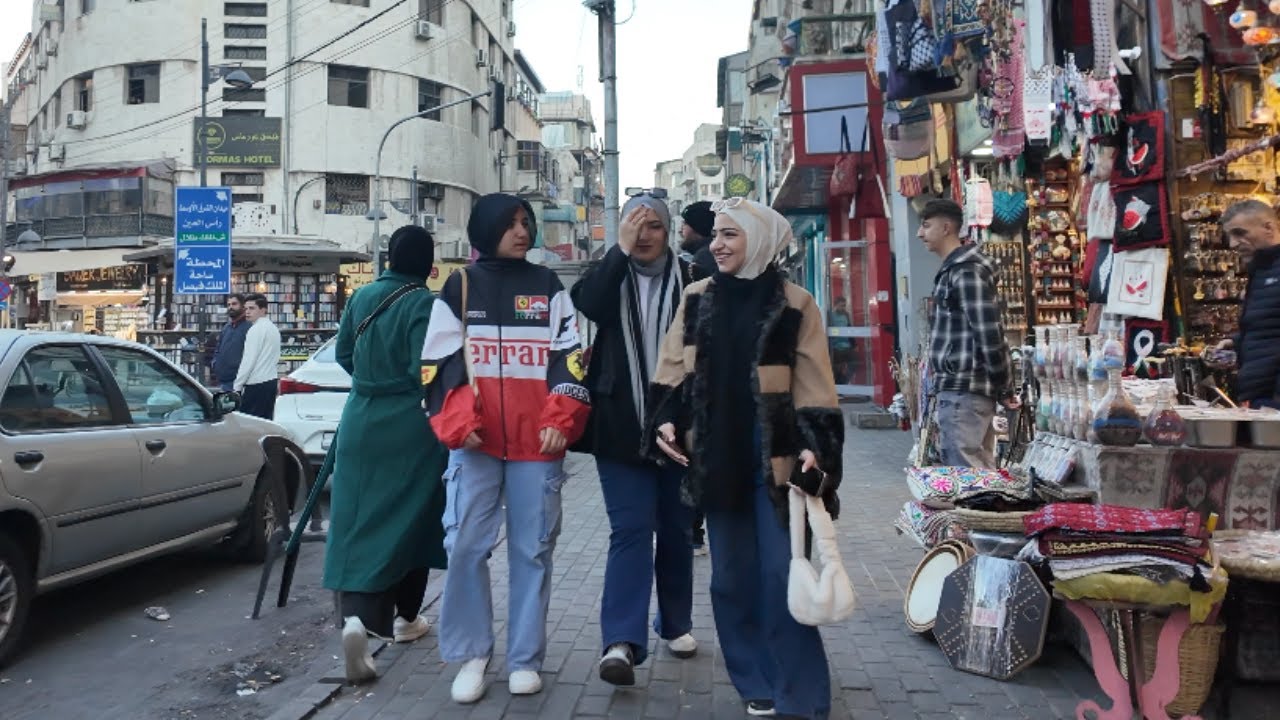 🇯🇴 Amman 4k walk - Jordan 4K Evening Walking Tour｜December 2024