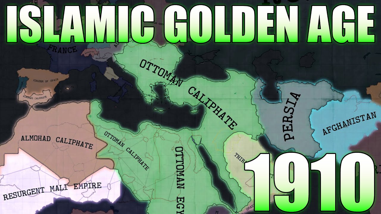 What if Islam's Golden Age was in 1910? - Hoi4 Timelapse