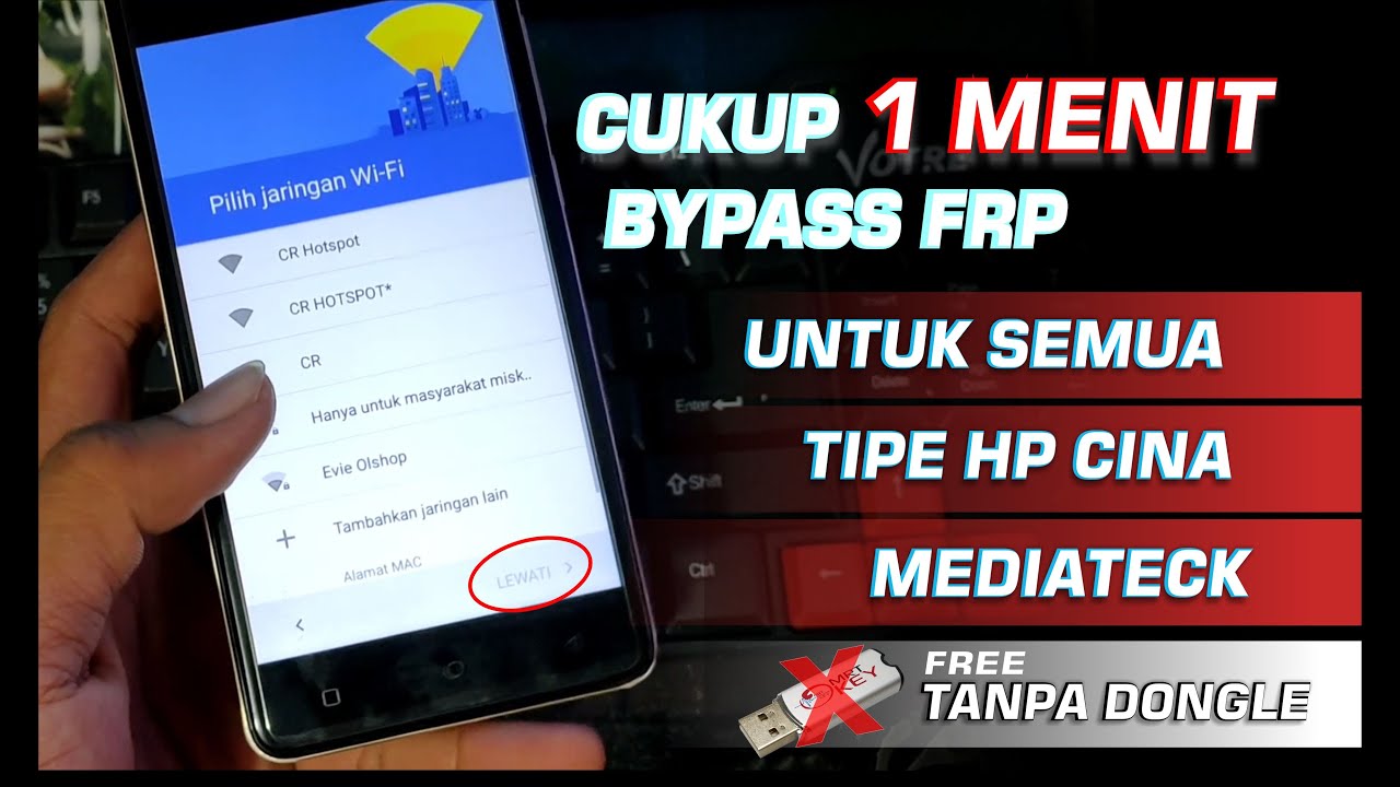 Cara mudah bypass FRP hp cina semua tipe