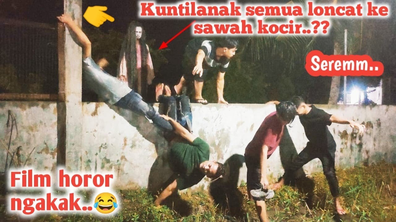 serem kuntilanak bikin semua harus loncat ke sawah paling horor ngakak