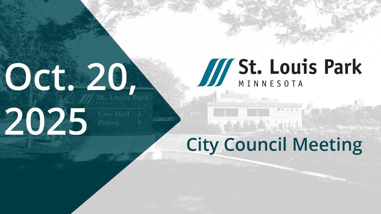 St Louis Park EDA and City Council meeting Oct 20 2025