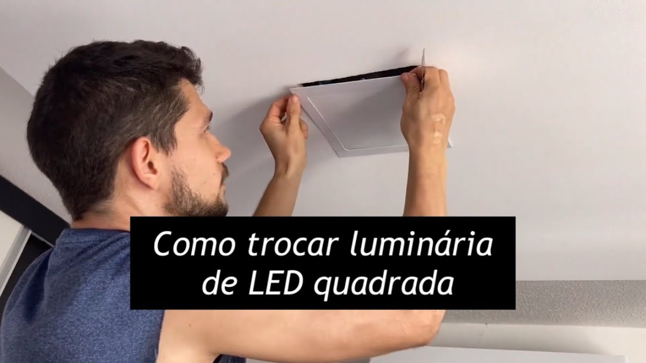 O Segredo das Travinhas: Como Trocar Plafon LED sem Mistério