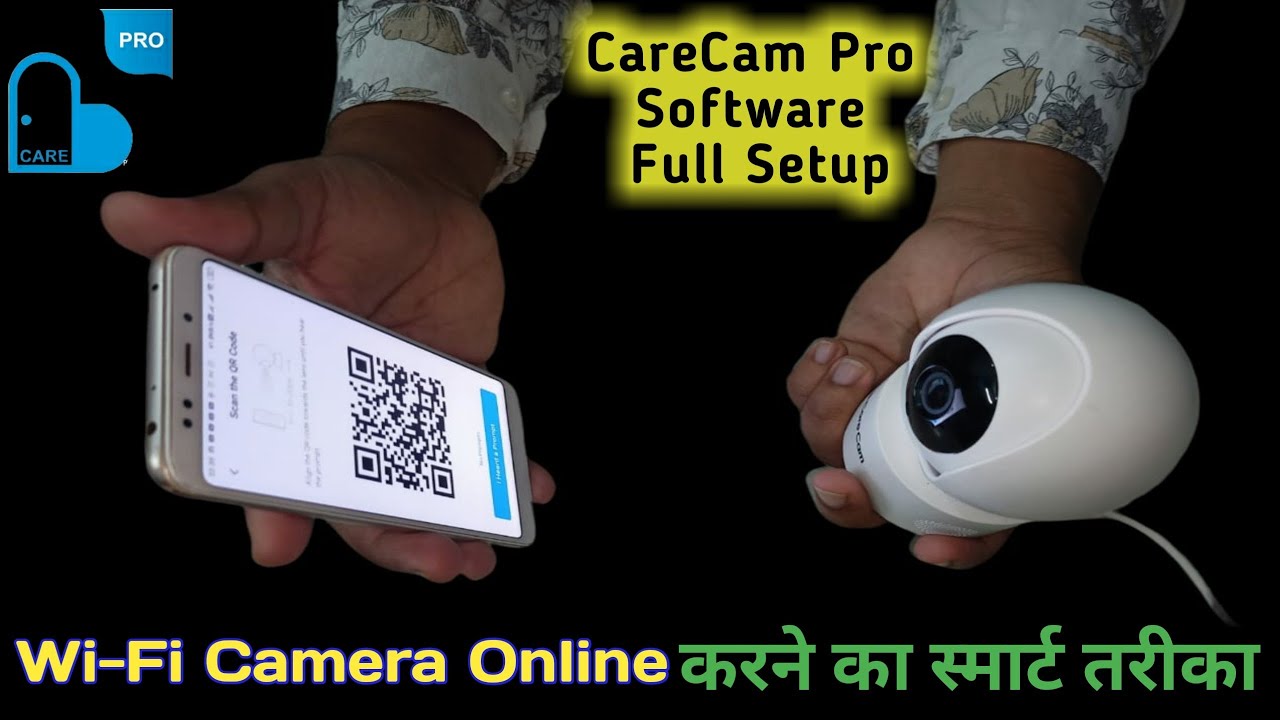 Carecam wifi cctv configuration || carecam pro setup and configuration || WiFi cctv online Setup