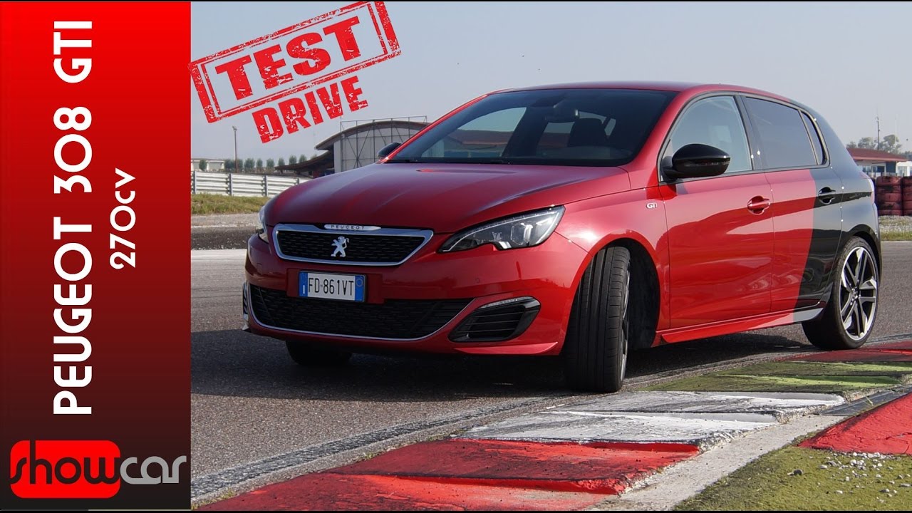 Peugeot 308 GTI 270cv test drive Autodromo di Franciacorta