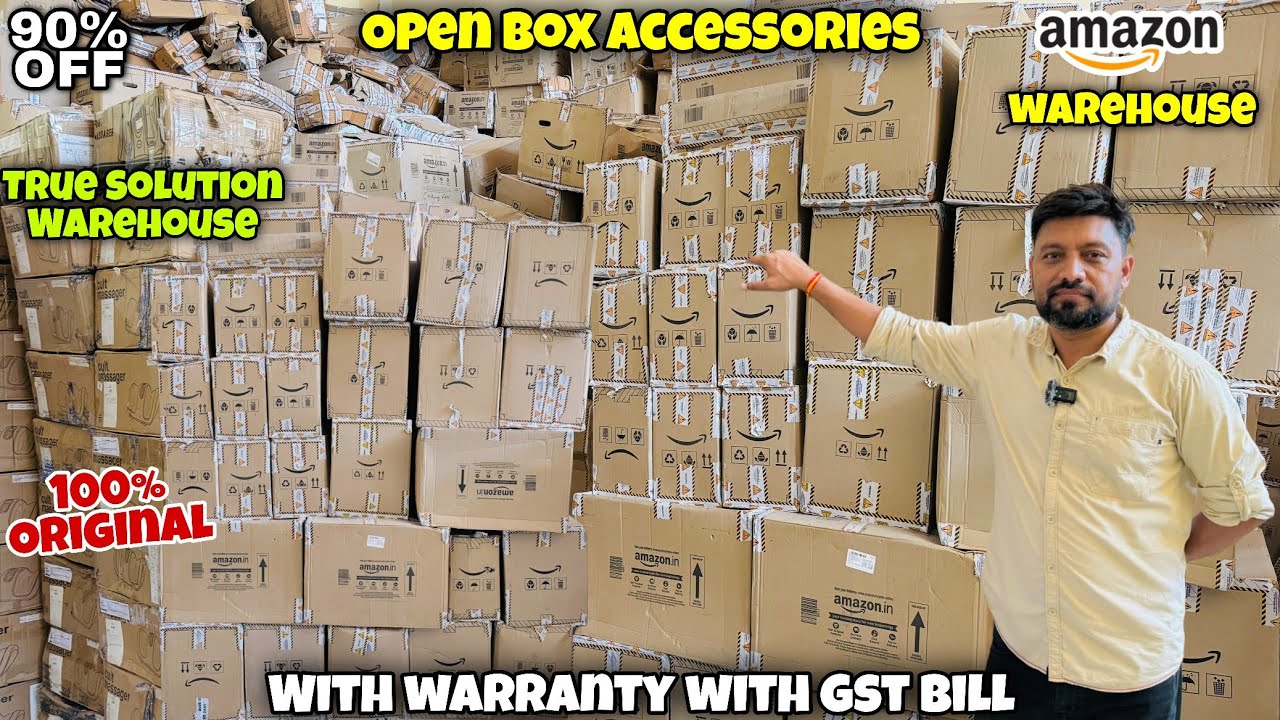 Open Box Accessories warehouse| With Warranty with gst bill| 90% Off | True Solution| Dl84vlogs 