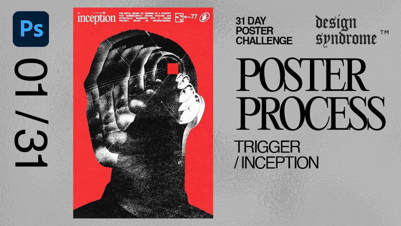 And so it Begins! One Month Poster Challenge!  - 1/31 Inception - (Speed Art )