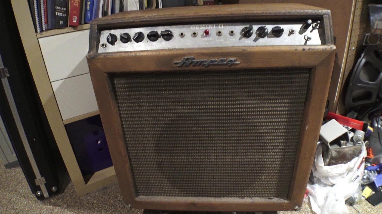 Ampeg Gemini II Guitar Amp Part 1 - Rebuilding the Power Supply and Output Stage