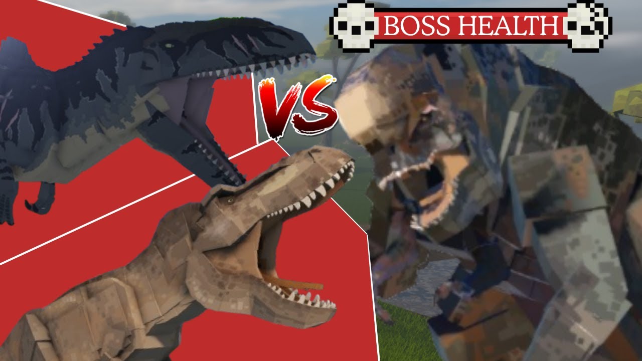 FACING THE NEW DREX BOSS! (jurassic blocky)