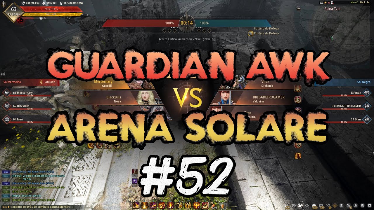 [Black Desert] Awakening Guardian PvP - Arena Solare Full Match #52