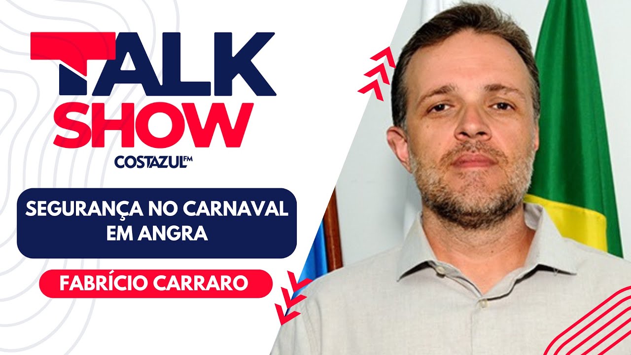 Segurança no Carnaval em Angra. Talk Show - 10/02/2026