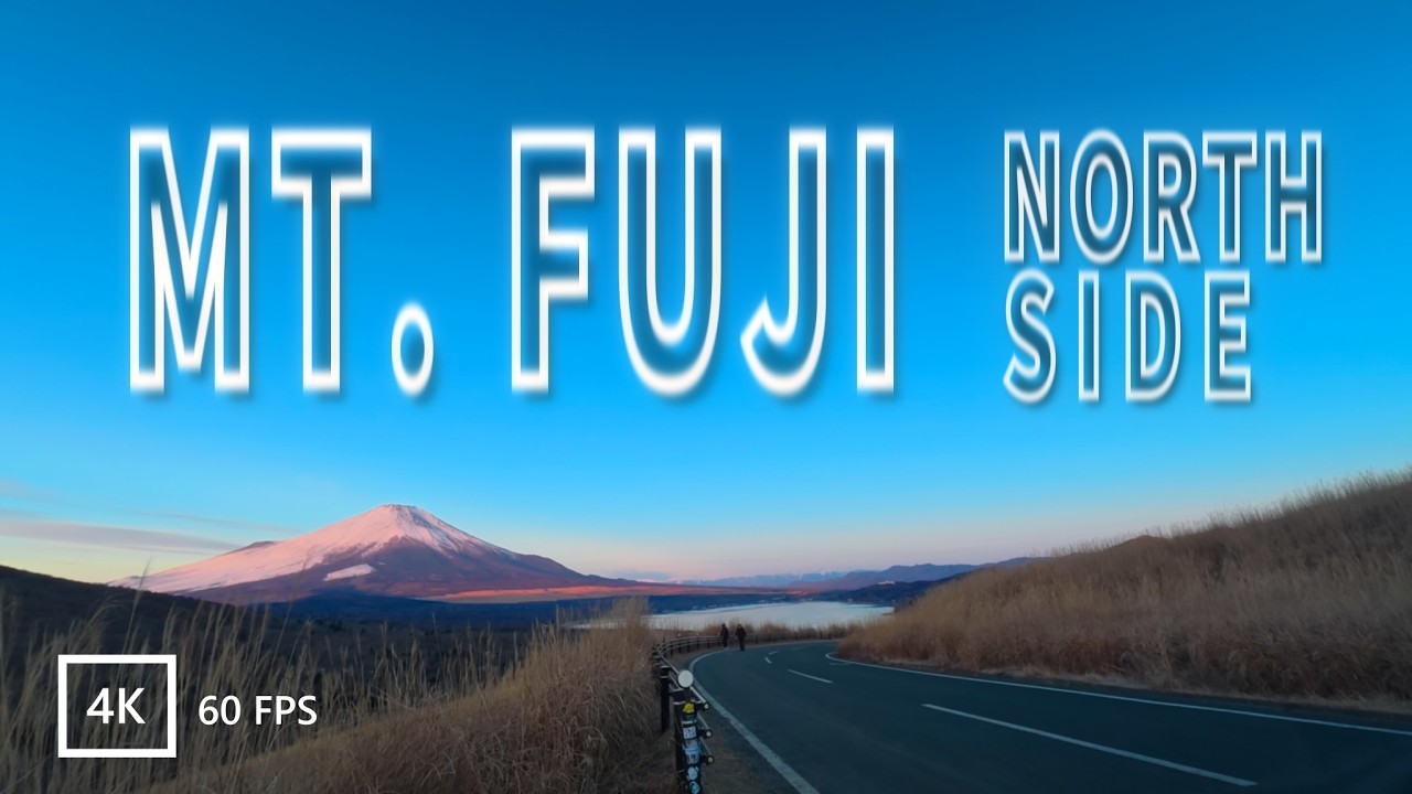 [4K 60FPS] Mt. Fuji North Side Drive | Soft Afternoon Lakeside Roads