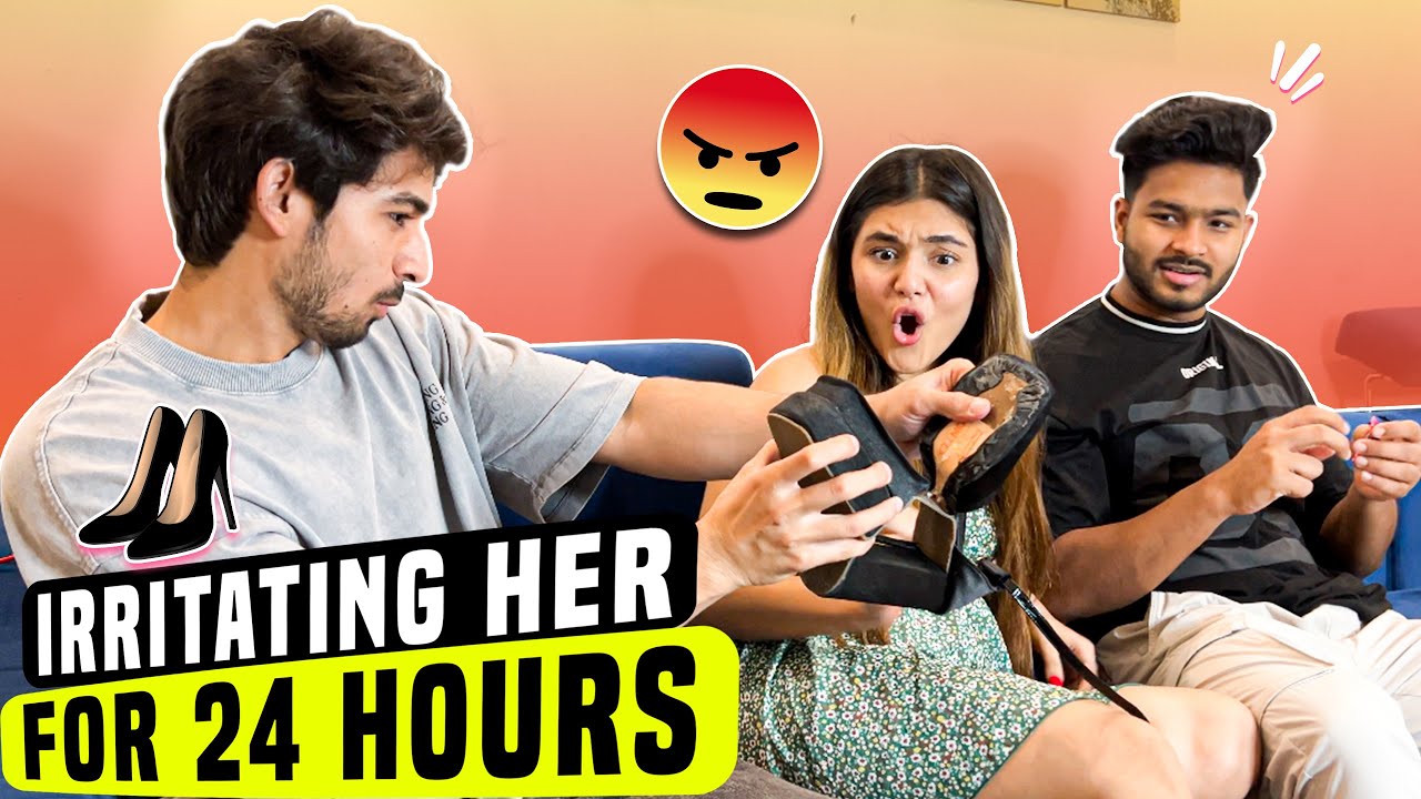 IRRITATING HER FOR 24 HOURS | SHE GOT PISSED😡 | VLOG | KUNAL TOMAR