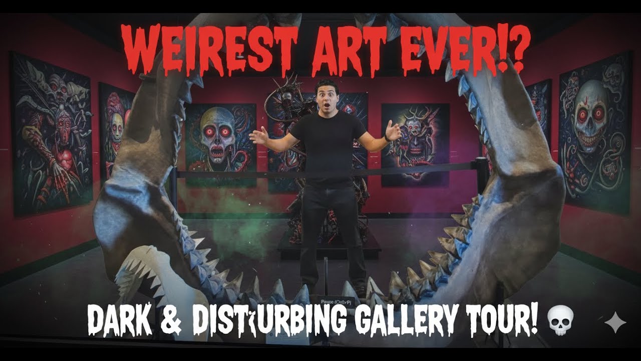 Weird Art Gallery VLOG 🤯 Modern Art That Made Me Question Reality