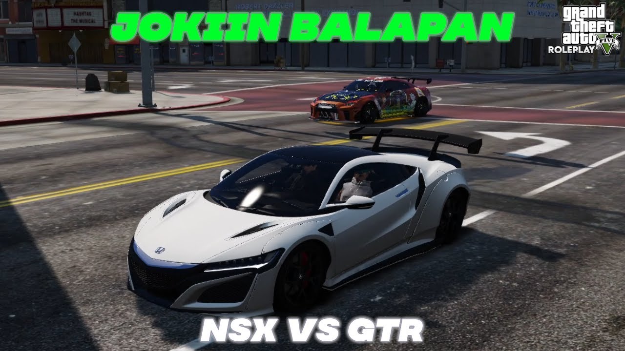 NGEJOKIIN BALAPAN PAKE NSX ACURA VS NISSAN GTR R35 !! | GTA V ROLEPLAY INDONESIA!