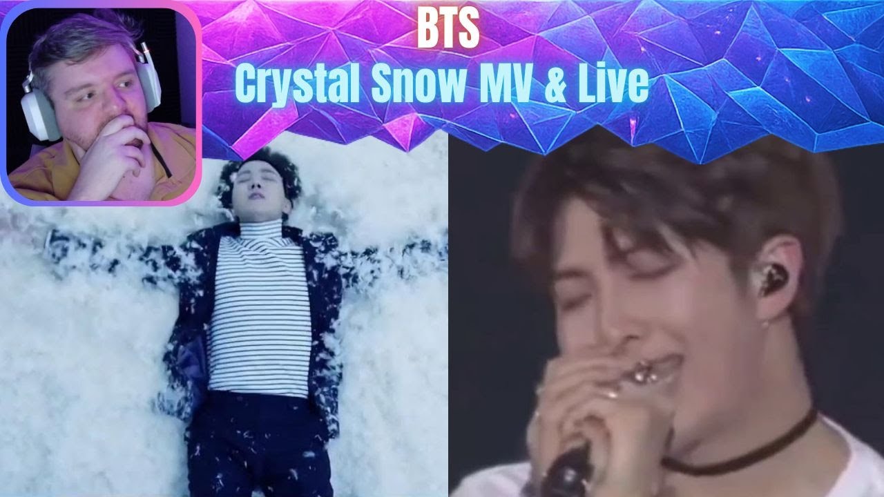 A BTS Comparison - Crystal Snow MV and LIVE | Vocal Coach Reacts/Analysis