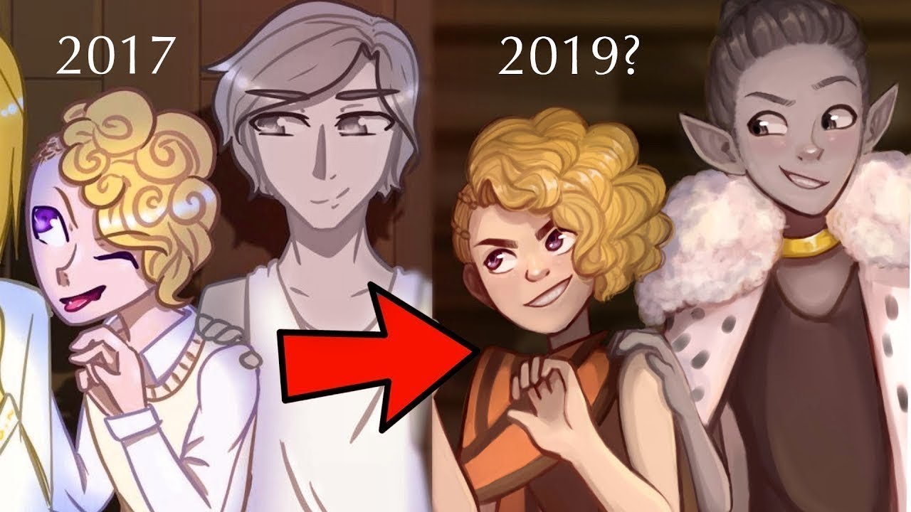 The Evolution of my OCs [SPEEDPAINT + REDRAW]