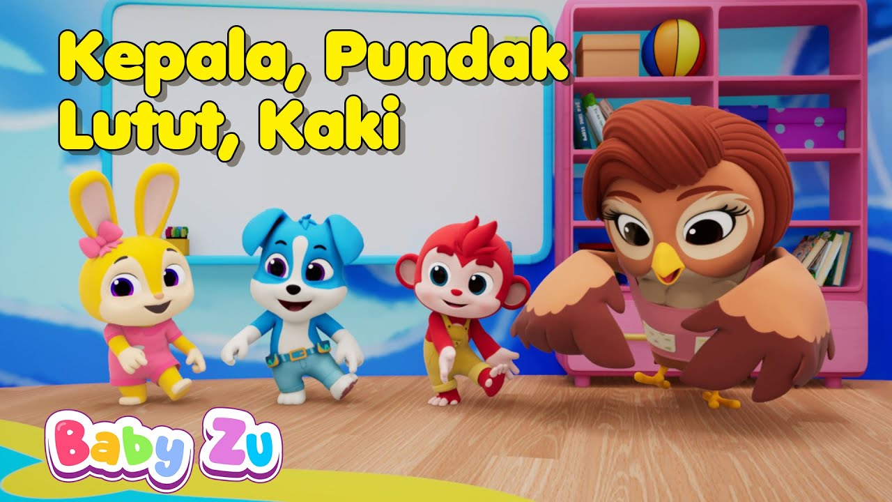 Kepala Pundak Lutut Kaki ♪ Lagu anak Indonesia populer ♪ BabyZu