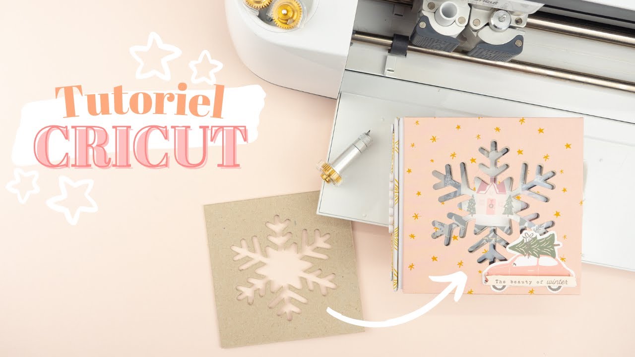 TUTORIEL COUVERTURE D'ALBUM AVEC LA LAME COUTEAU CRICUT ✨