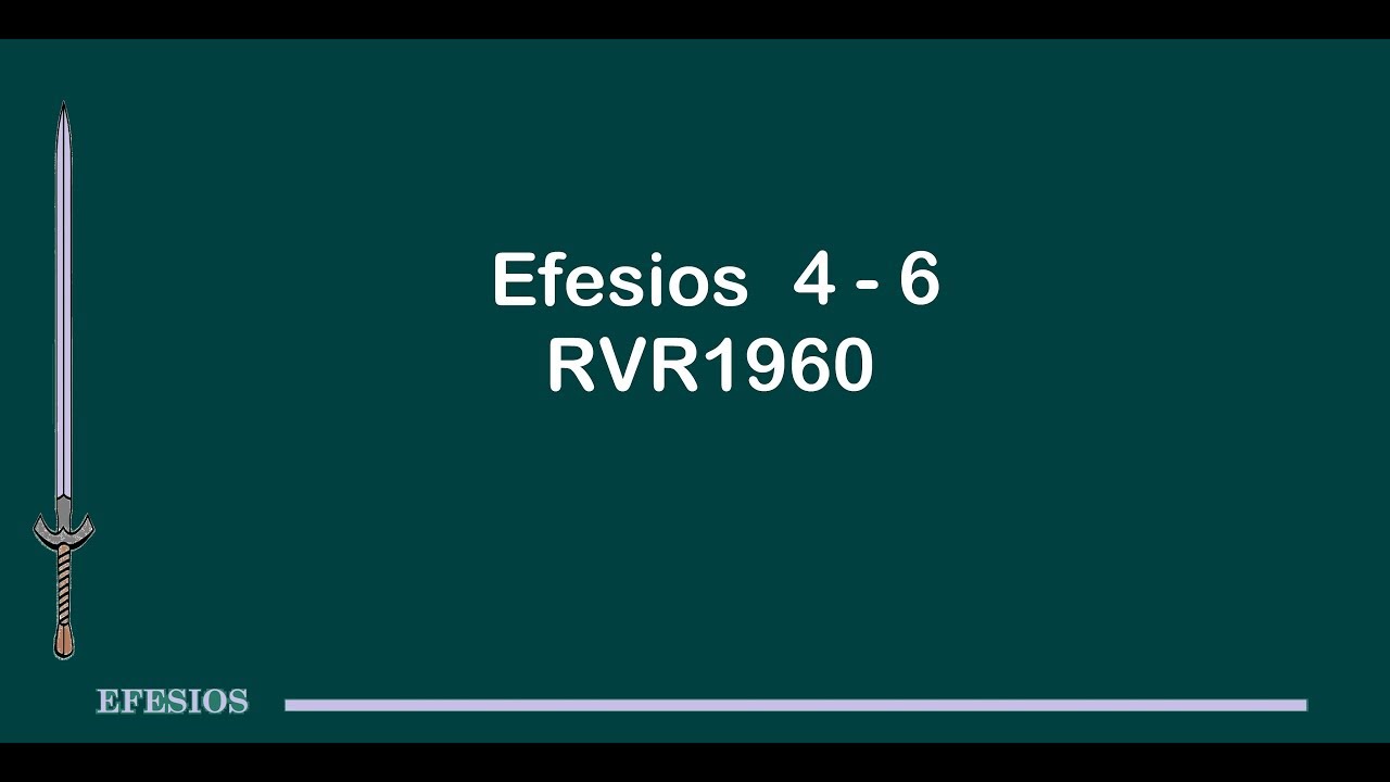 La Biblia en un año/Efesios 4 - 6 (Audio, Letra) Día 333