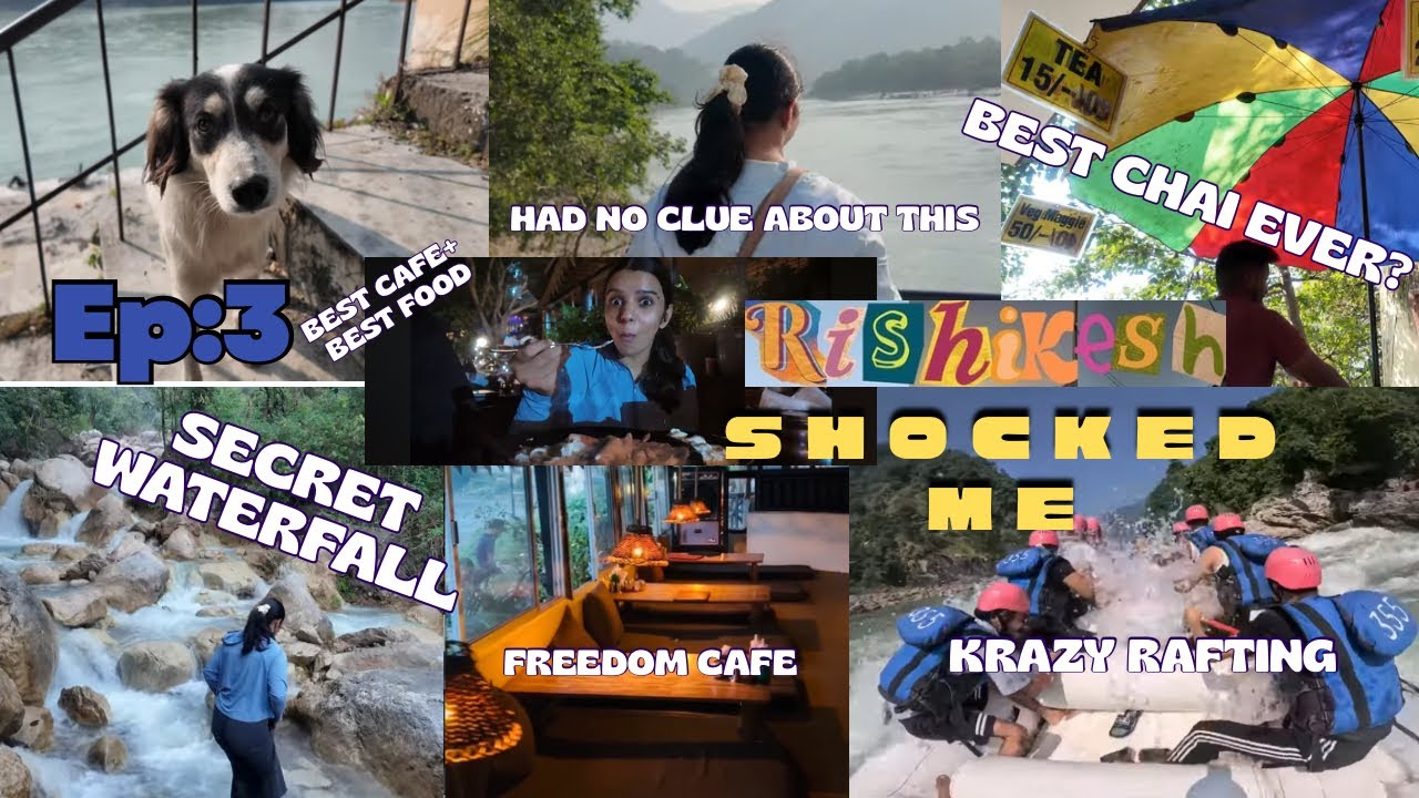 This is WHY Rishikesh is ADDICTIVE 🔥(chai+rafting+waterfall+beautiful cafe)