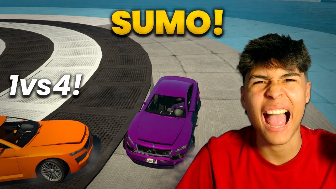 MI MEJOR PARTIDA de SUMO! 1vs4 y GANO!!! | Sumo GTA Online