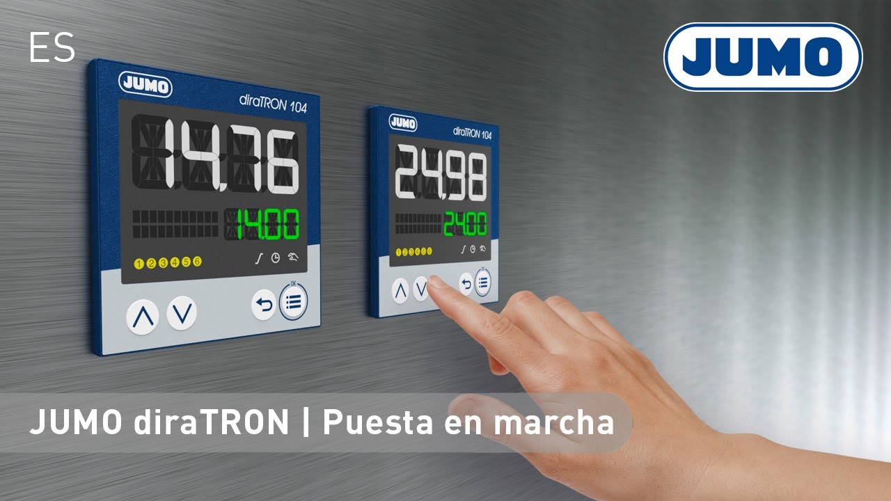 Puesta en marcha de los circuitos de regulación con el JUMO diraTRON