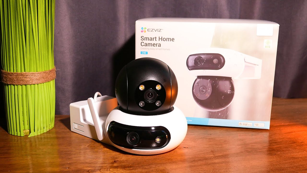Une Caméra de Surveillance à Double Capteur 2K et 360° ?! EZVIZ C90 Dual