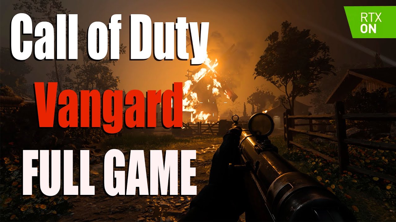 Call of Duty: Vanguard - Companha Completa [1080p HIGH SETTINGS - RTX ON] - NO COPYRIGHTS GAMEPLAY