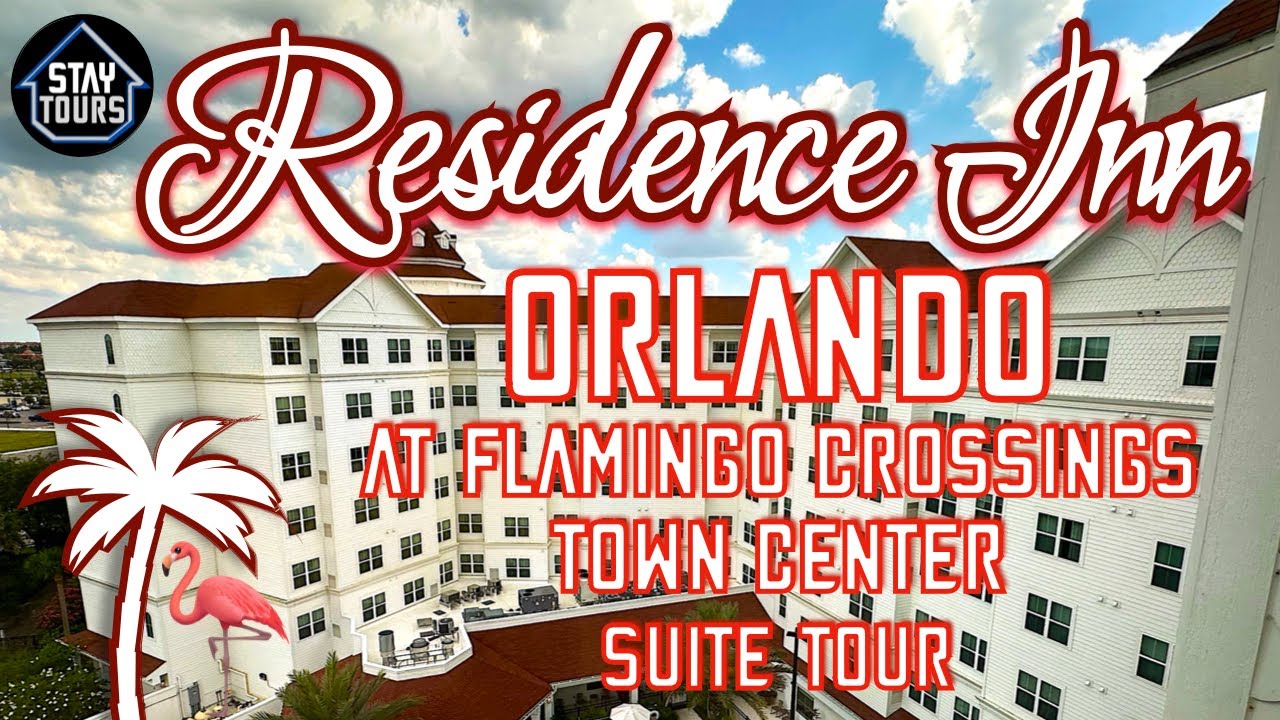Обзор номера в отеле Residence Inn Orlando в торговом центре Flamingo Crossings Town Center, 2024...