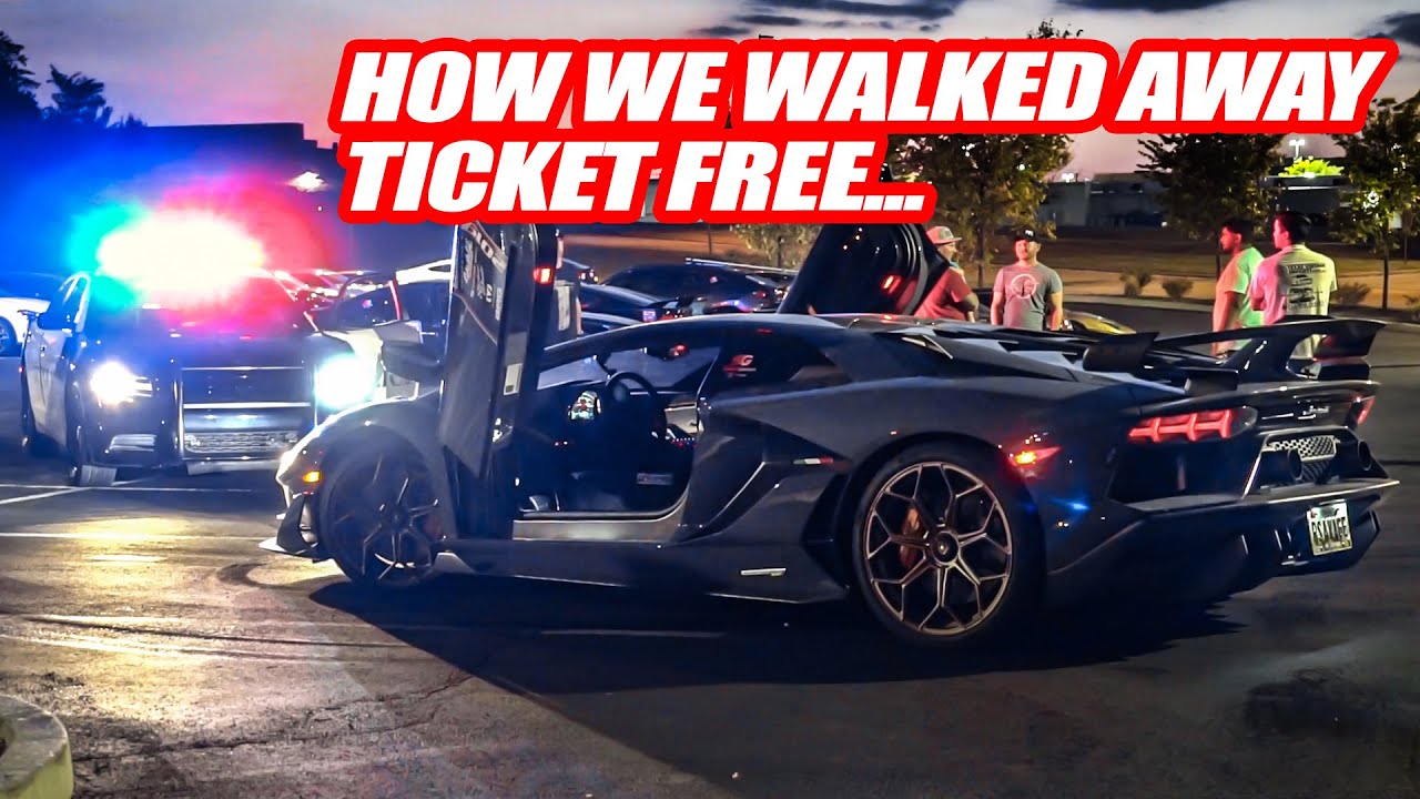РАЗБОРКИ С МЕСТНОЙ ПОЛИЦИЕЙ ПОСЛЕ ДРИФТА НА LAMBORGHINI SVJ!