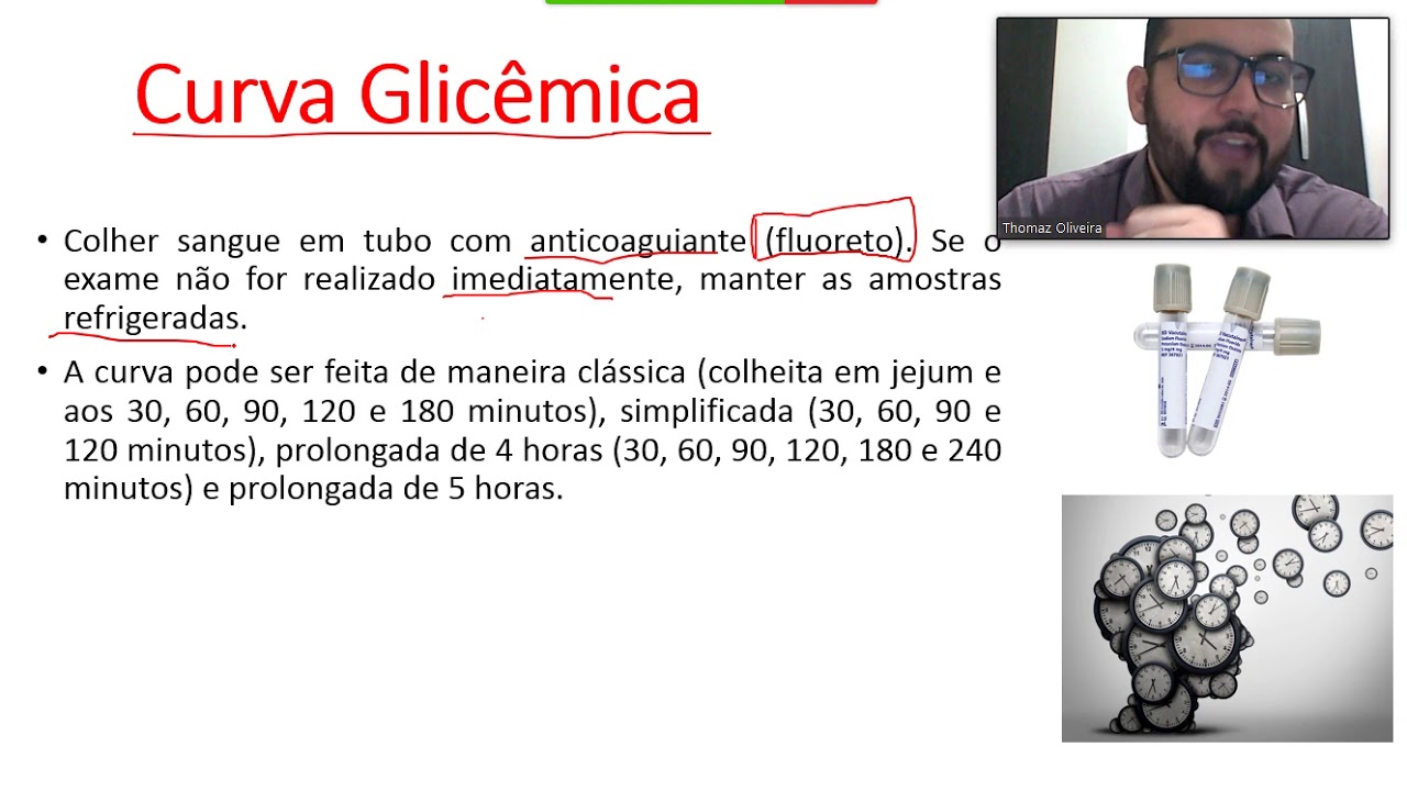 Bioquímica II - Controle da Glicemia pt2  - TTGO/TOTG e curva glicêmica