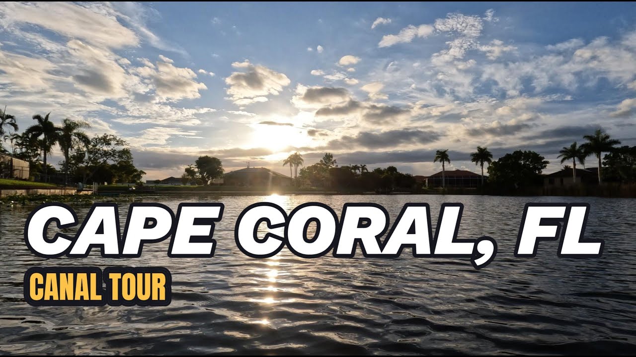 CAPE CORAL, FL. CANAL TOUR #capecoralflorida    #capecoralfl  #florida  #travel    #swflorida