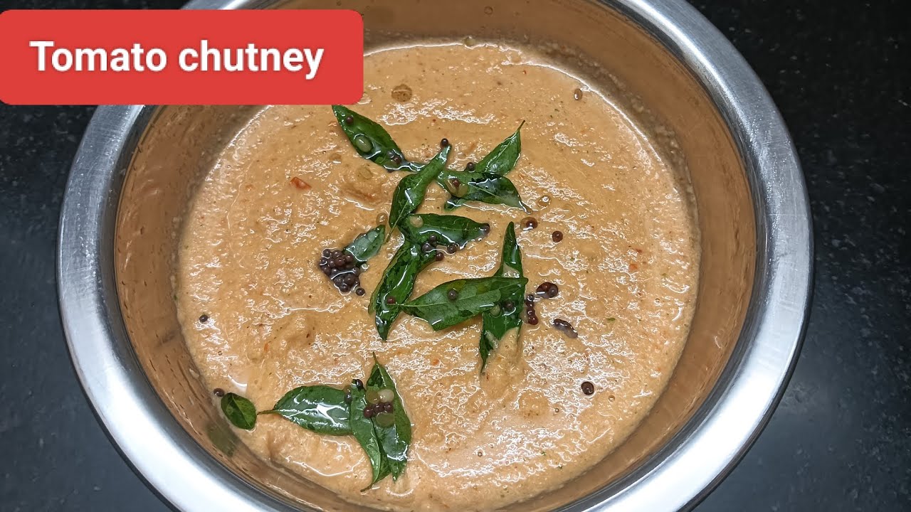 Tomato chutney #sidedish for idli dosa #chutneyrecipes #breakfast 