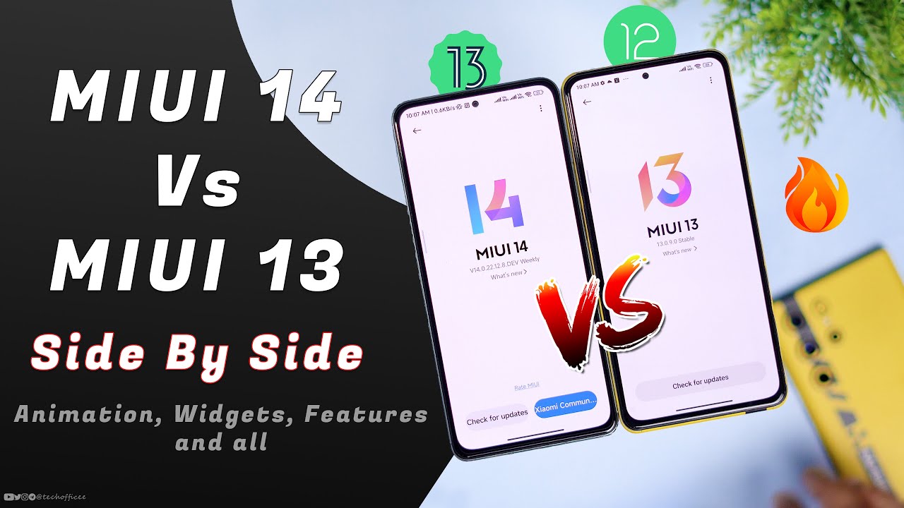 MIUI 14 Vs MIUI 13 FULL COMPARISON ⚡⚡ | MIUI 14 vs MIUI 13 SIDE BY SIDE COMPARISON