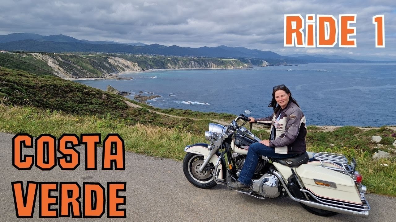 Motorcycle ride in the Spanish Costa Verde: Cabo Vidio - Luarca - Embalse de Pilotuerto