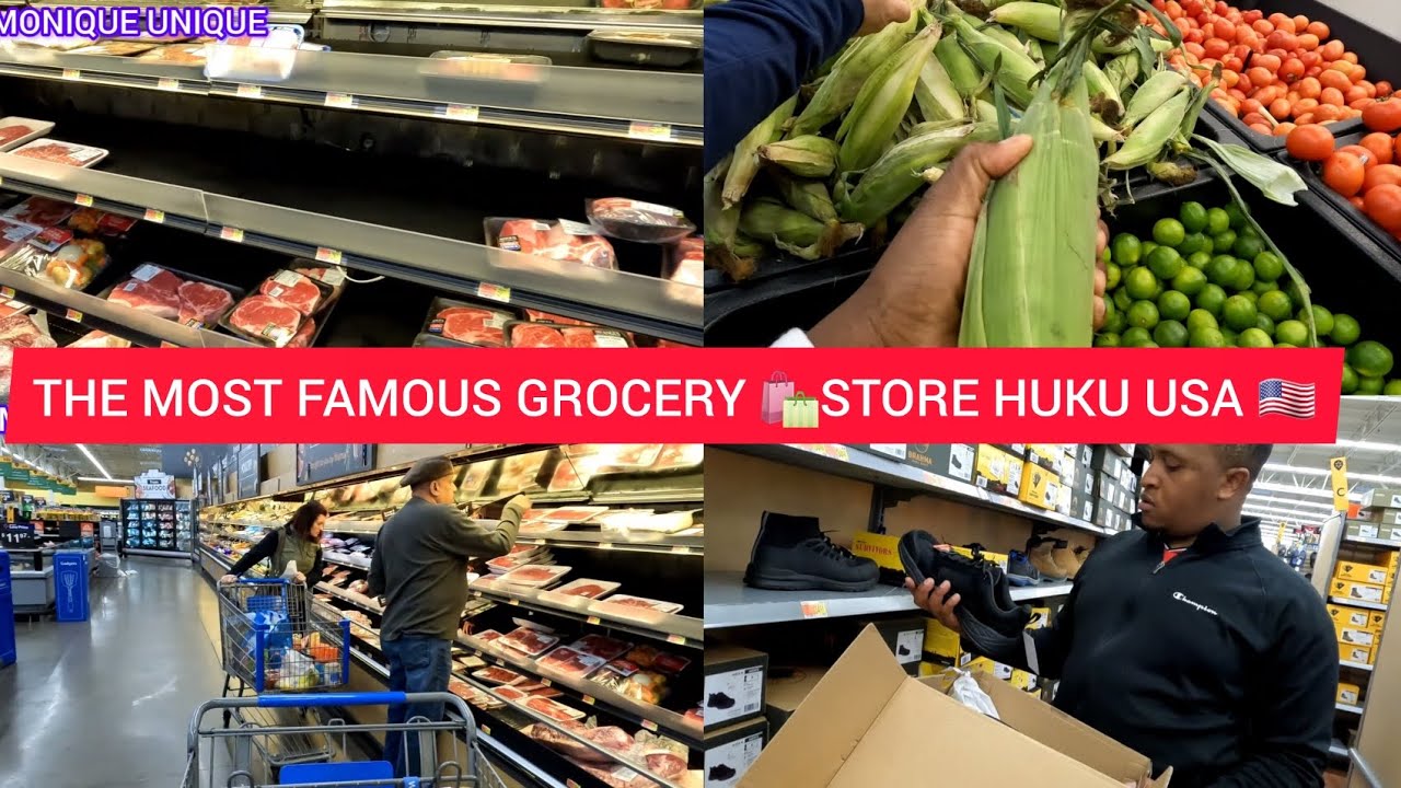THE MOST FAMOUS GROCERY STORE TO SHOP IF YOUR NEW HUKU YUES🇺🇸