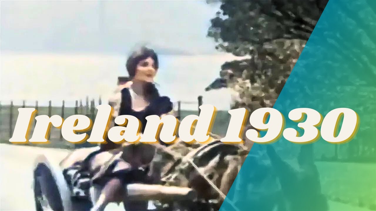 Astonishing Rural Ireland circa 1930 in Color Enhanced