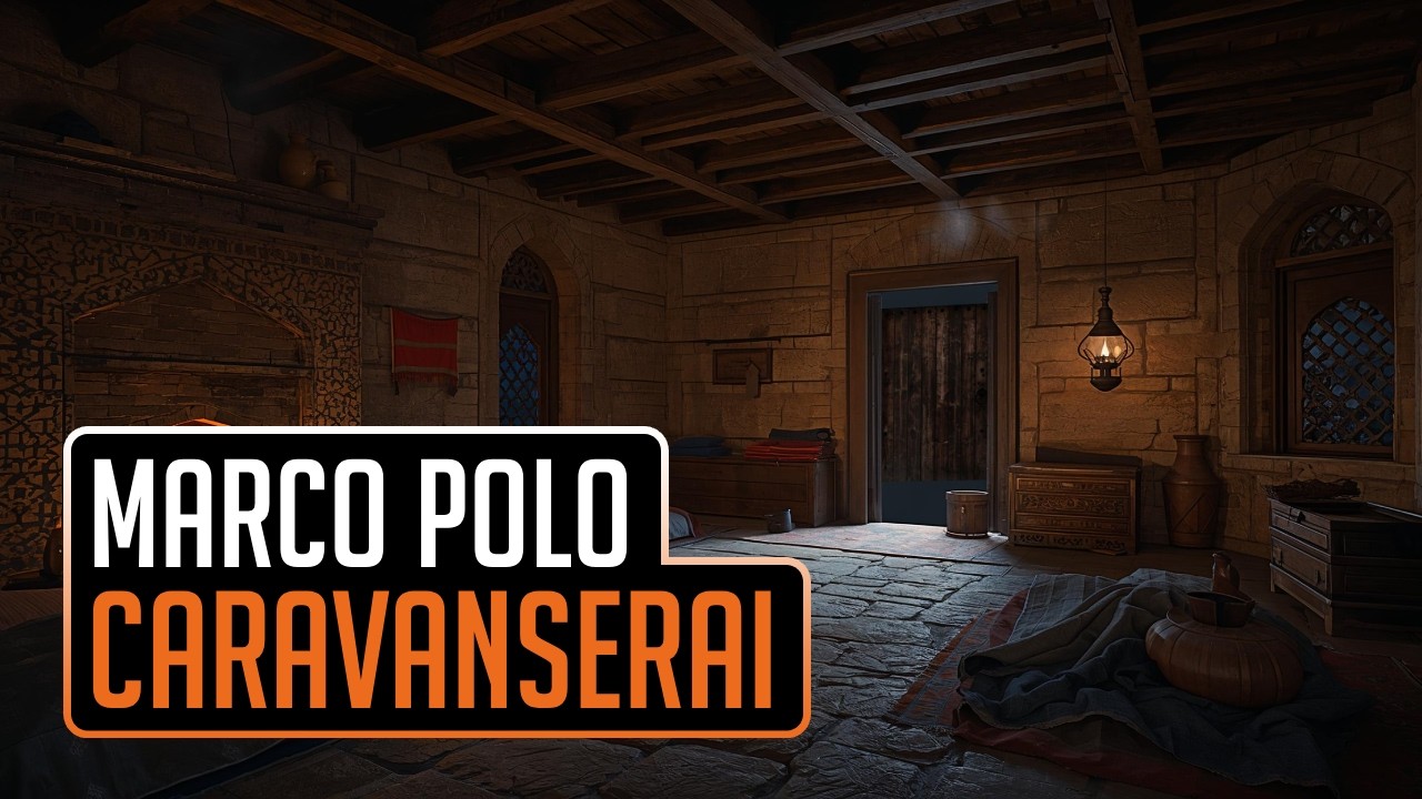 Marco Polo &ndash; A Silent Night in a Caravanserai, Kashgar, c.1273 | Historical Ambience