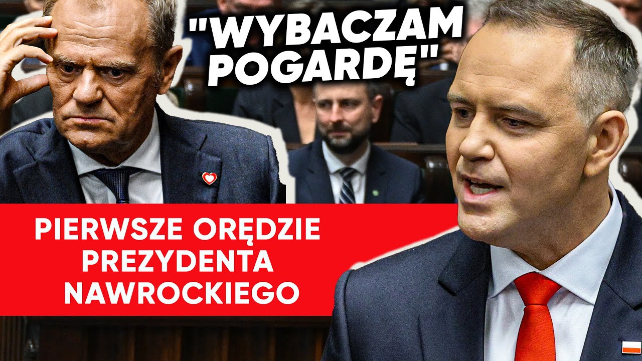 Pierwsze orędzie prezydenta Karola Nawrockiego. Padły ostre słowa