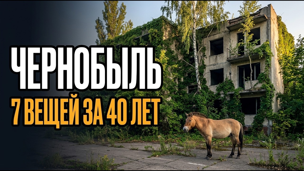 7 Удивительных вещей, которые случились с Чернобылем за 40 лет без людей
