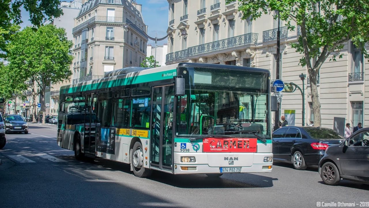 Ligne 340 — MAN NL 223 RATP BUS | 9022