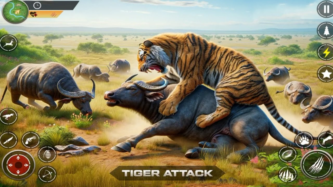 Tigers in Action: Family Challenges and Jungle Survival